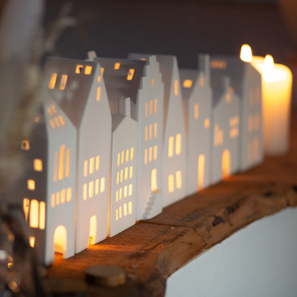 Lichthäuser für Weihnachten