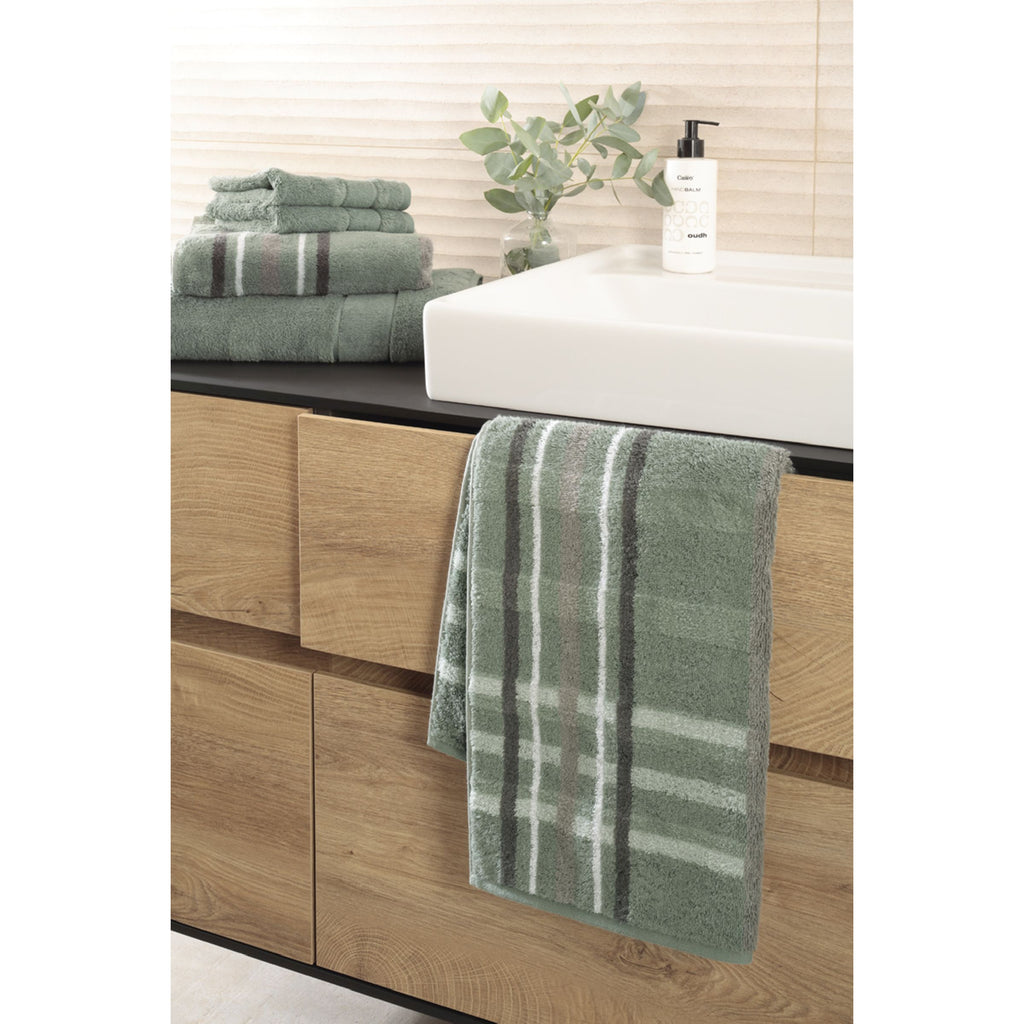 Cawö Noblesse Check 1089 Duschtuch – Baumwolle