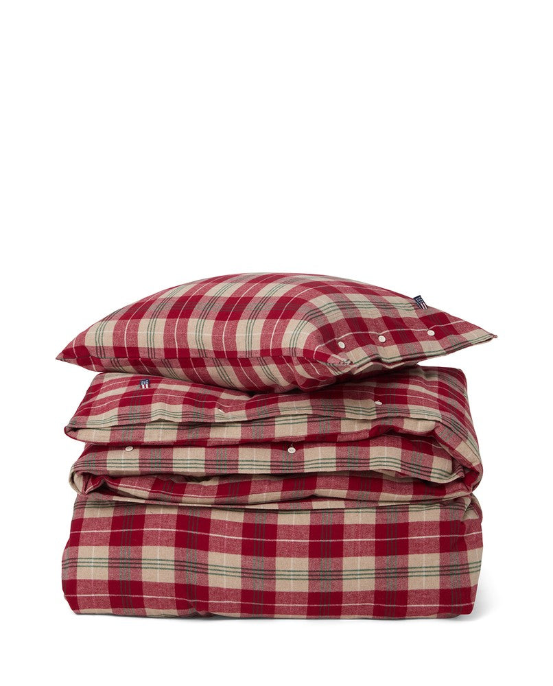 Lexington Checked Bettwäsche-Set aus Baumwoll-Flanell