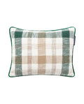 Lexington Checked Recycled Cotton Kissen mit Füllung