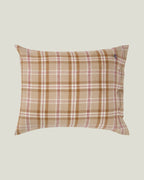 LEXINGTON Kariertes Bettwäsche-Set aus Baumwollflanell, fudge/beige/fig