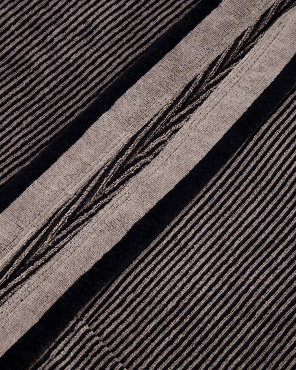 Cawö 5840 Herren Velours-Kimono mit Schalkragen – Baumwolle