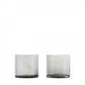 blomus MERA Trinkgläser 2er-Set – Rauchglas 200 ml