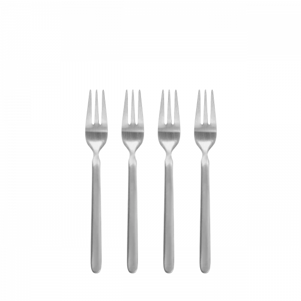 blomus STELLA Kuchengabeln im 4er-Set – Edelstahl