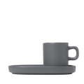 blomus PILAR Espressotasse mit Untertasse 2er-Set – Keramik