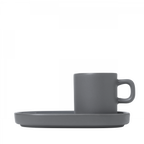 blomus PILAR Espressotasse mit Untertasse 2er-Set – Keramik