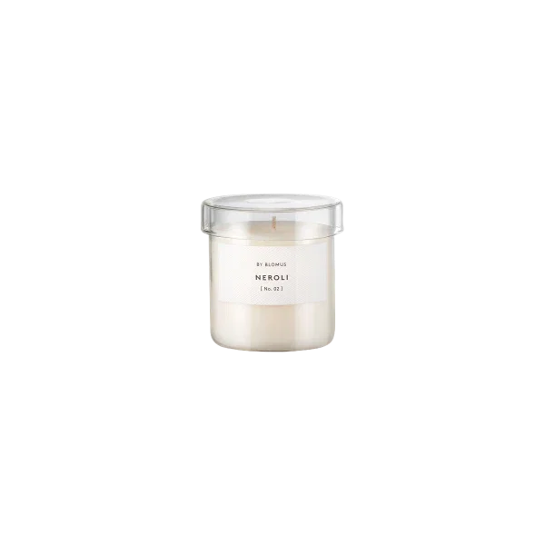 blomus VALOA Duftkerze Neroli – Sojanaturwachs, Glas