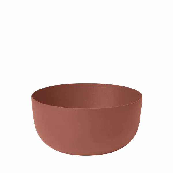 blomus REO Servierschale L – Stahl, Rustic Brown