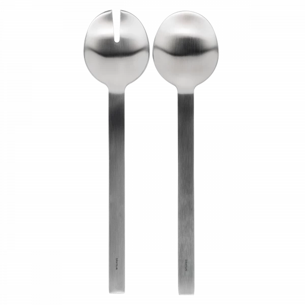 blomus EASY Salatbesteck – Edelstahl matt, 2-teilig