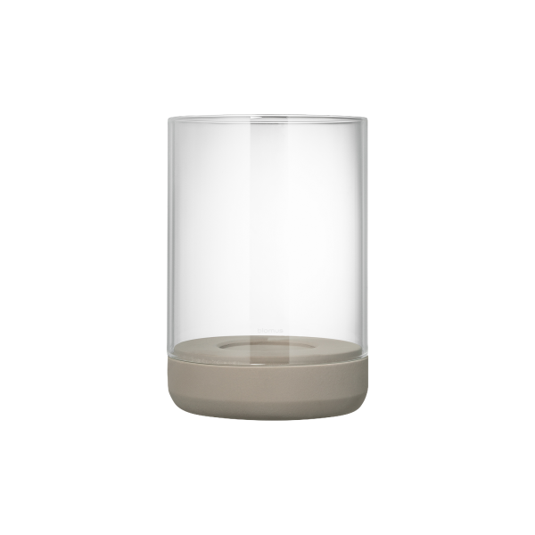 blomus CALMA Windlicht aus Beton und Glas