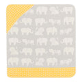 David Fussenegger JUWEL Babydecke Zoo mit Kapuze 80x80 cm – Wolle