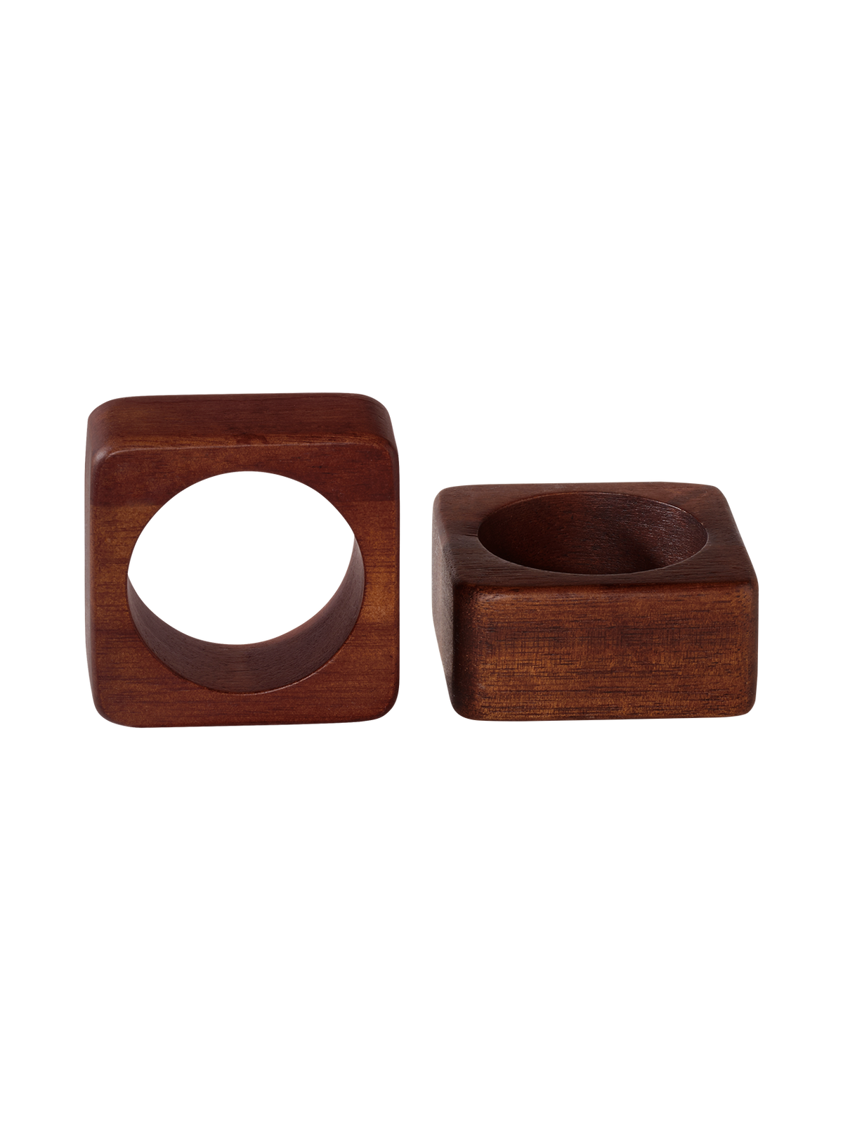 ASA wood Serviettenringe quadratisch 2er Set