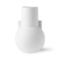 HKliving Matt White Vase S - Keramik mattiert