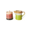 HKliving 70s Ceramic Milchkanne und Zuckerdose