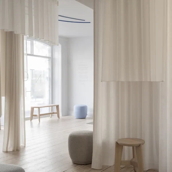 blomus KUON Pouf – Polyamid-Mischgewebe, Sitzhocker