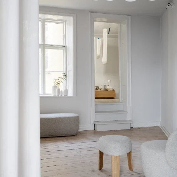 blomus KUON Pouf – Polyamid-Mischgewebe, Sitzhocker