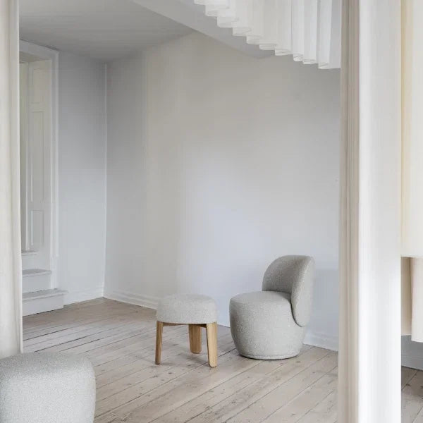 blomus KUON Pouf – Polyamid-Mischgewebe, Sitzhocker