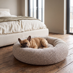 Hundebett LENI Bouclé Beige