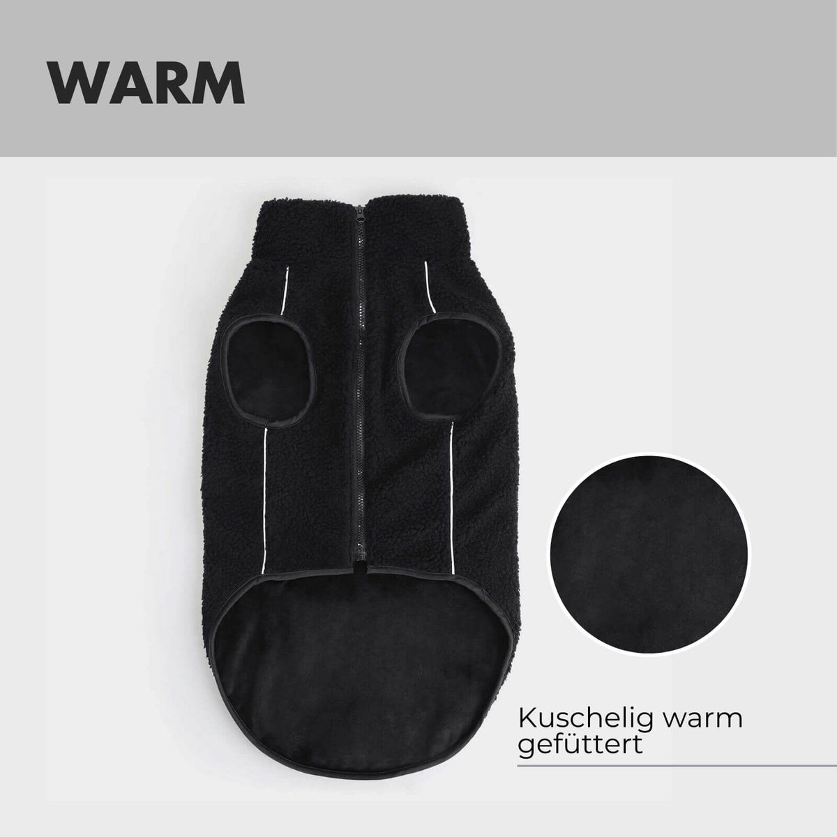 Hundejacke MIKA Schwarz