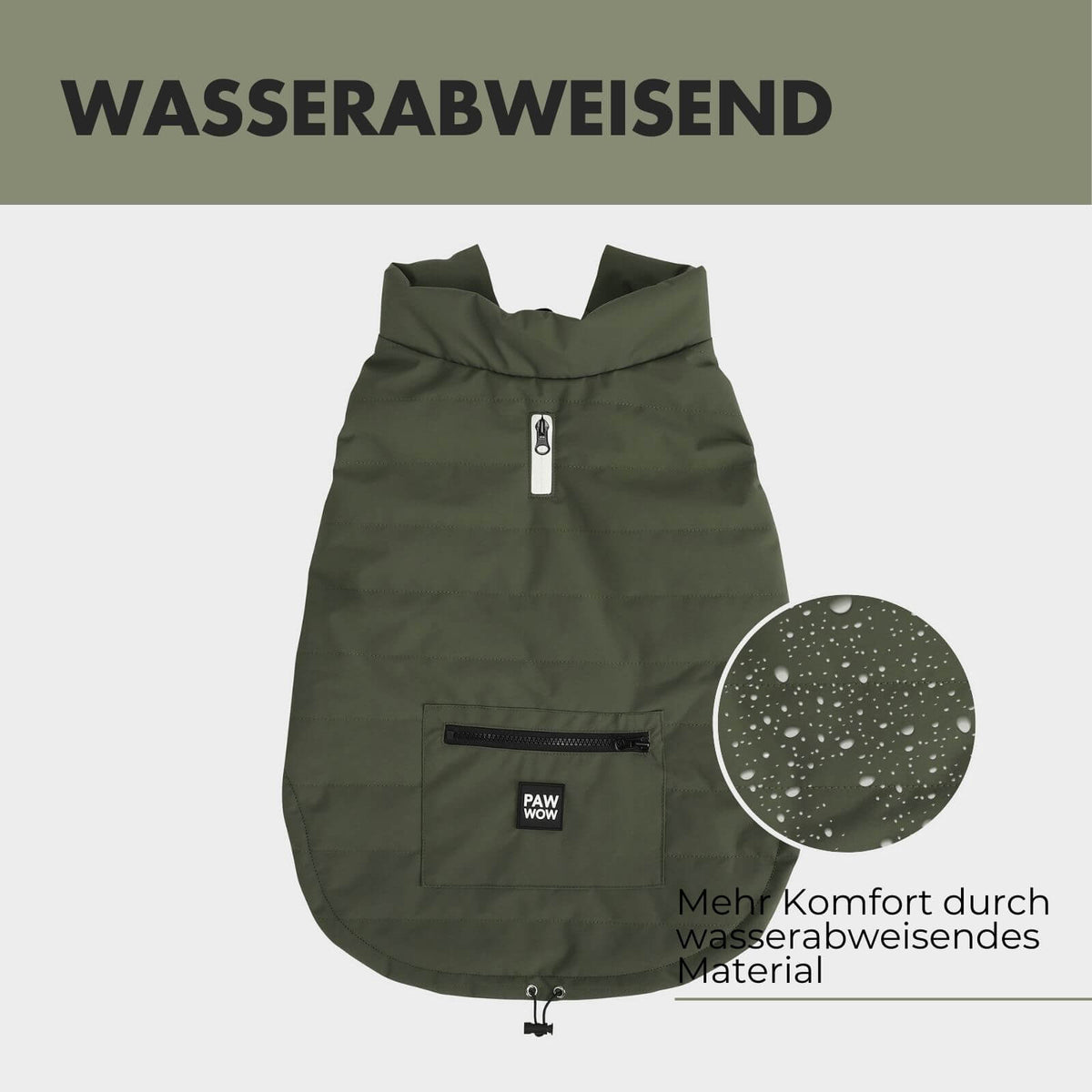 Hundejacke TONI Olive