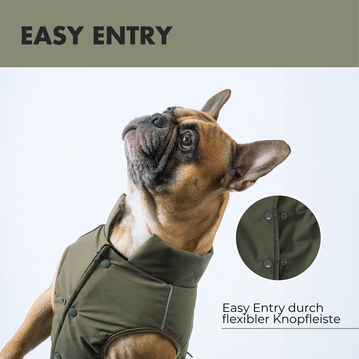 Hundejacke TONI Olive