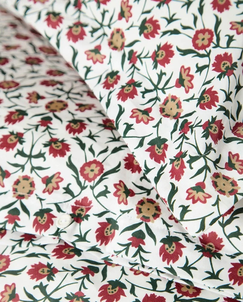 Lexington Blumenmuster Baumwoll-Satin Kopfkissenbezug