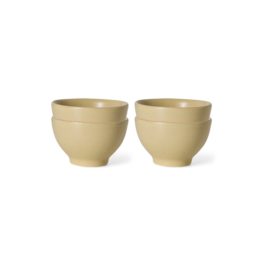 Hkliving Farmhouse ceramics: XS Bowl 4er Set