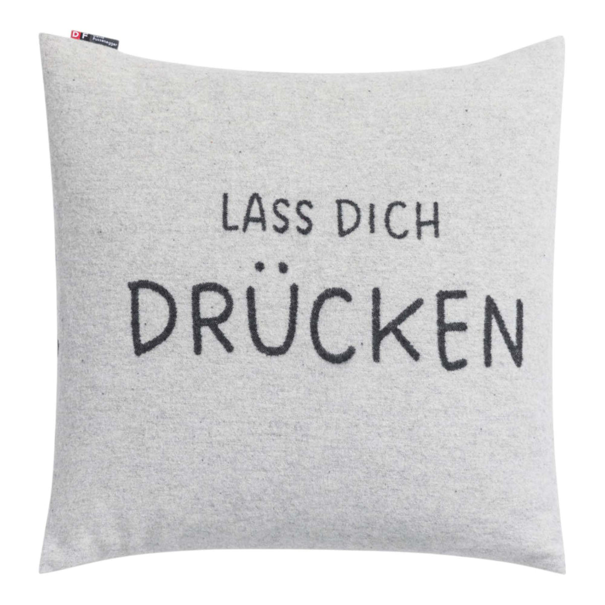 David Fussenegger Lass dich drücken Kissenhülle