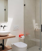 Toilettenpapierhalter ohne Bohren mit Ablage ORBI